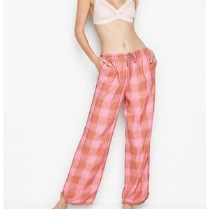 Victoria's Secret wide leg lounge pants, size M